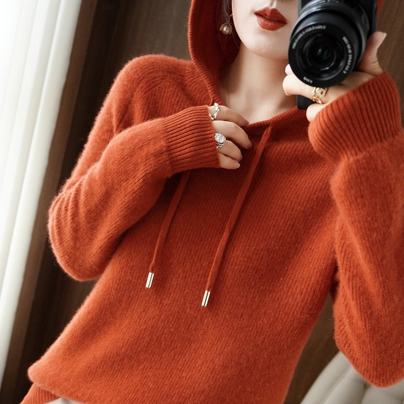 MARGOT | Comfortable Hoodie Sweater Made From Innovative Recycled Cashmere