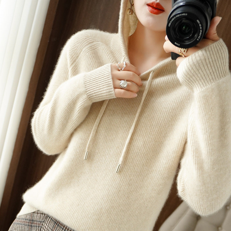 MARGOT | Comfortable Hoodie Sweater Made From Innovative Recycled Cashmere